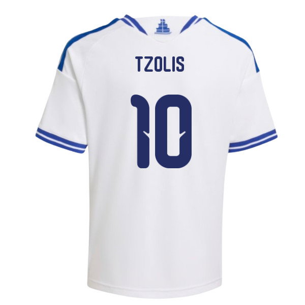 2026-2027 Greece Home Shirt (Kids) (Tzolis 10)-SoccerKits Hub | Buy Soccer Jerseys Online